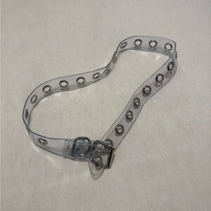 Clear Grommet Belt